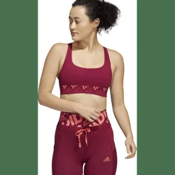 Powerimpact Training Medium-Support Logo Sport-BH Damen Sport-BH