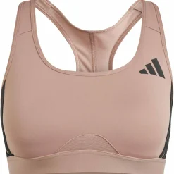 Powerreact Train Medium-Support 3-Streifen Sport-BH Damen Sport-BH