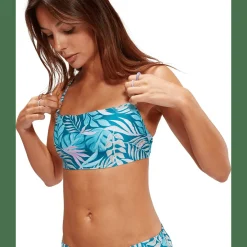 Printed Adjustable Thinstrap Damen Schwimmanzug