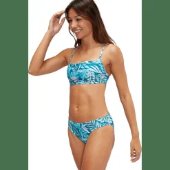 Printed Adjustable Thinstrap Damen Schwimmanzug
