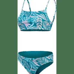 Printed Adjustable Thinstrap Damen Schwimmanzug