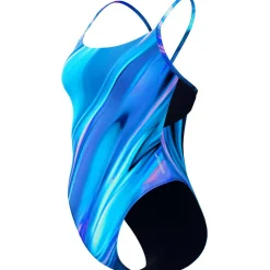 Printed Racerback Damen Schwimmanzug