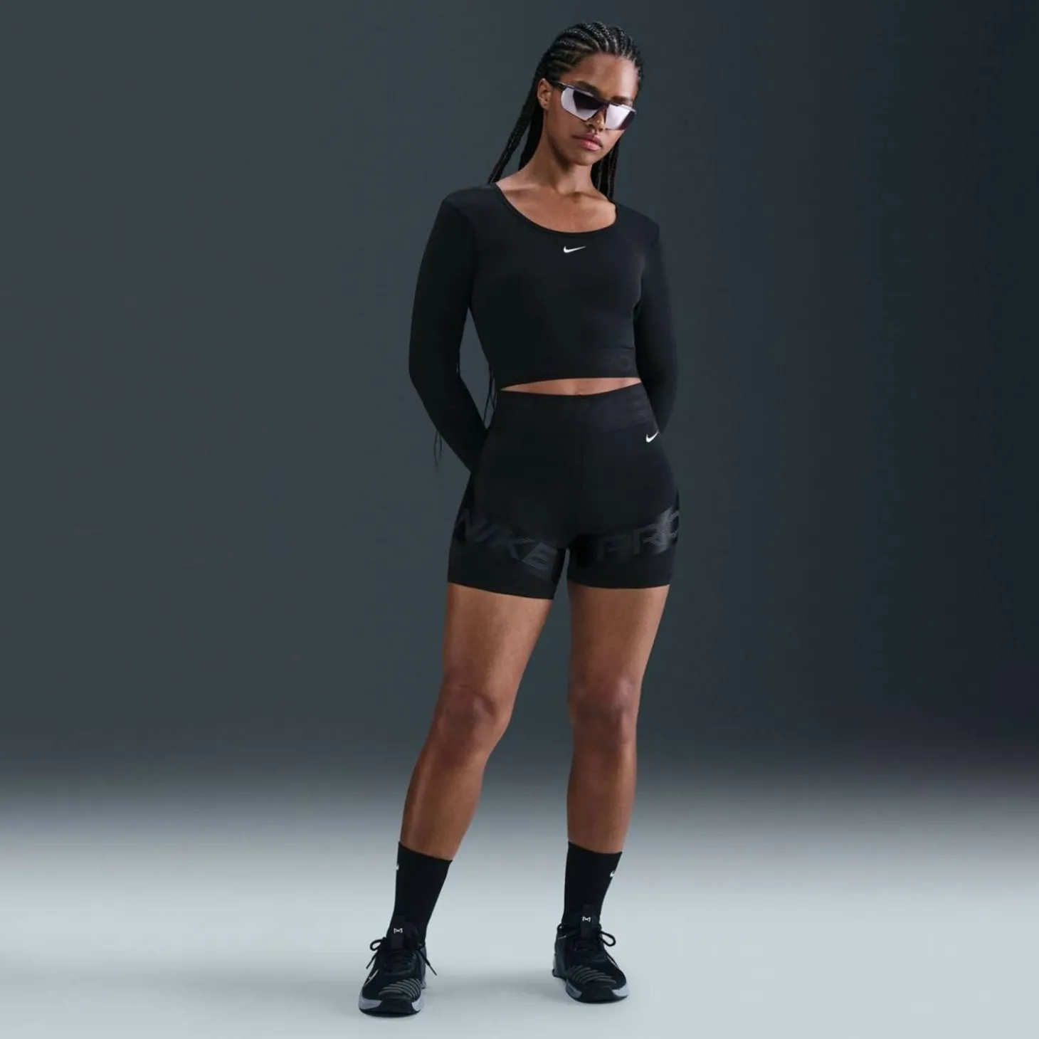 Pro Dri-Fit Cropped Damen T-Shirt