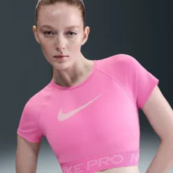 Pro Dri-Fit Cropped Graphic Damen T-Shirt