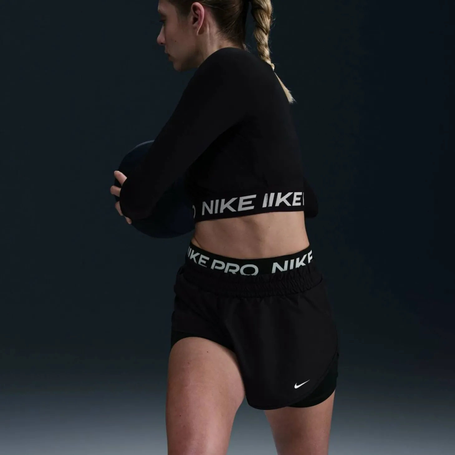 Pro Dri-Fit 2-in-1 Damen Shorts