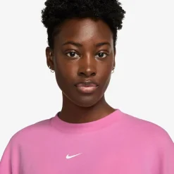 Pro Dri-Fit Loose Crew-Neck French Terry Damen T-Shirt