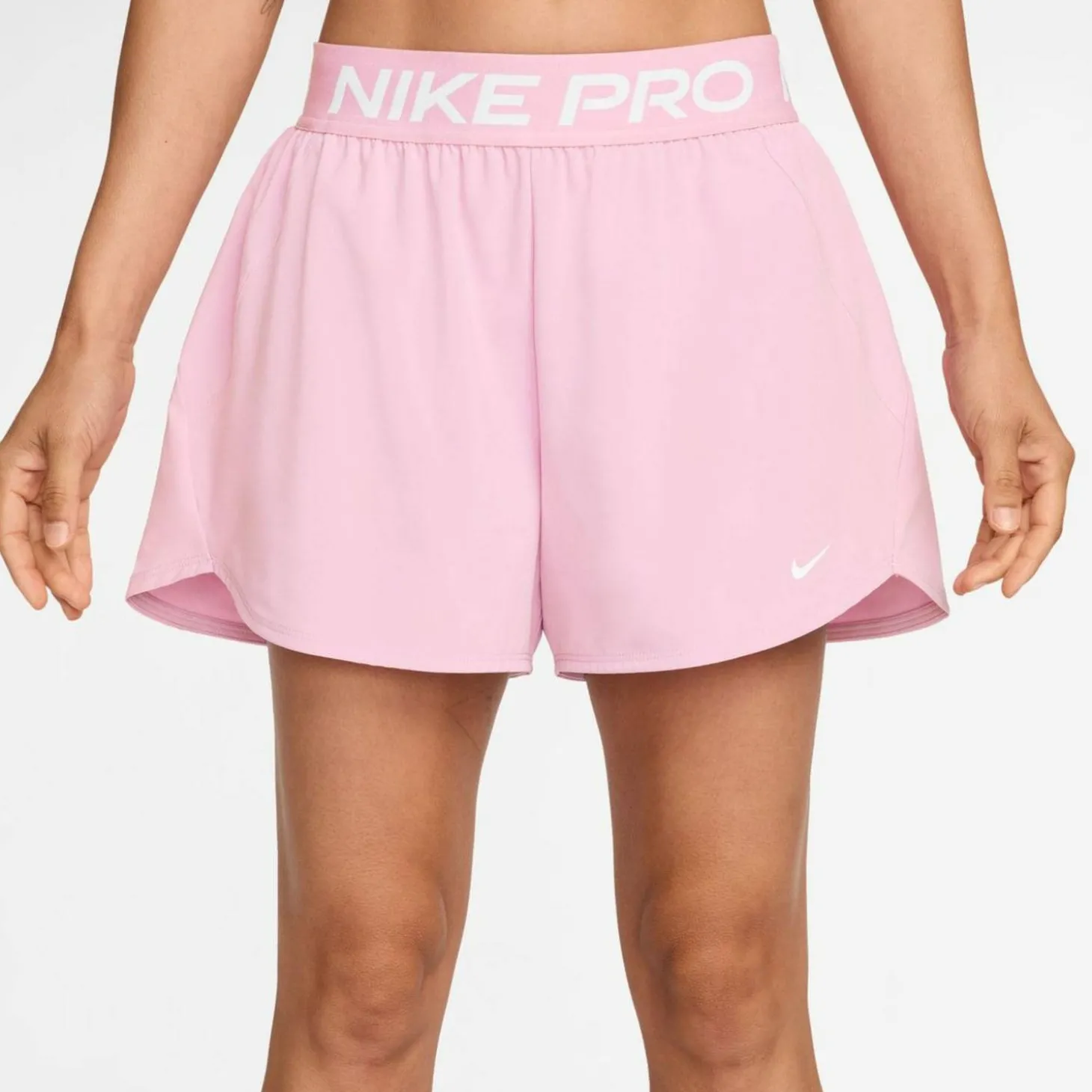 Pro Dri-Fit Mid-Rise-Lined 3" Woven Damen Shorts