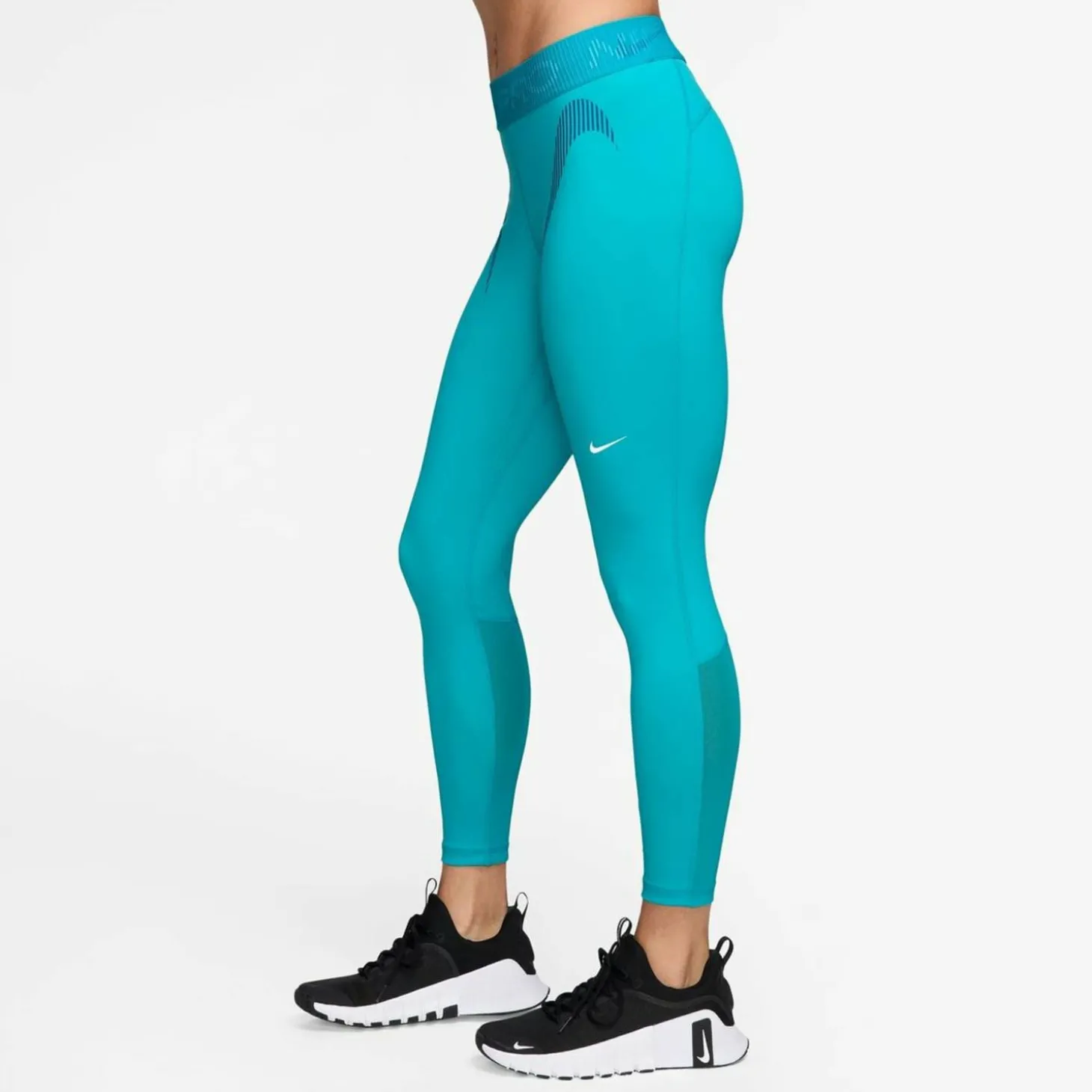 Pro Mid-Rise 7/8 Graphic Damen Tights