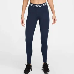 Pro Mid-Rise Mesh-Paneled Damen Tights
