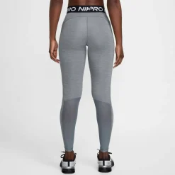 Pro Mid-Rise Mesh-Paneled Damen Tights