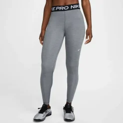 Pro Mid-Rise Mesh-Paneled Damen Tights