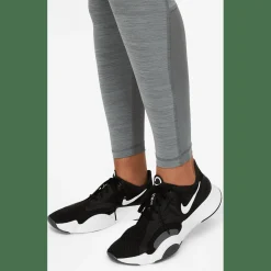 Pro Mid-Rise Mesh-Paneled Damen Tights