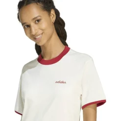 Seasonal Essentials Colorpop with Embroidered Graphic Damen T-Shirt