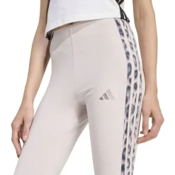 Seasonal Essentials Leopard Print with 3-Stripes Damen Tights