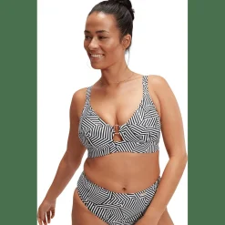 Shaping Printed Triangle Damen Bikini-Oberteil