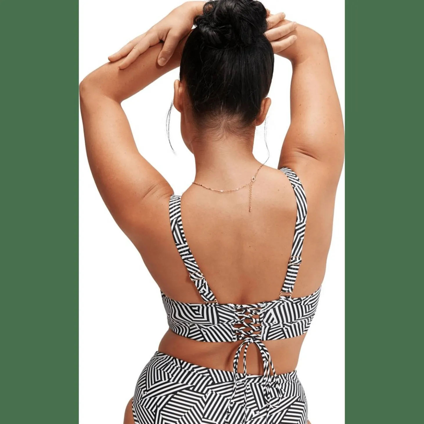 Shaping Printed Triangle Damen Bikini-Oberteil