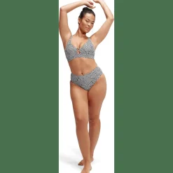 Shaping Printed Triangle Damen Bikini-Oberteil