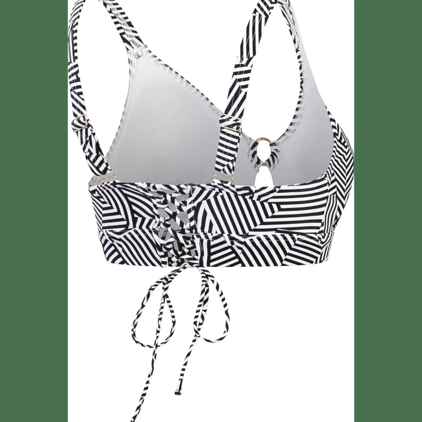 Shaping Printed Triangle Damen Bikini-Oberteil