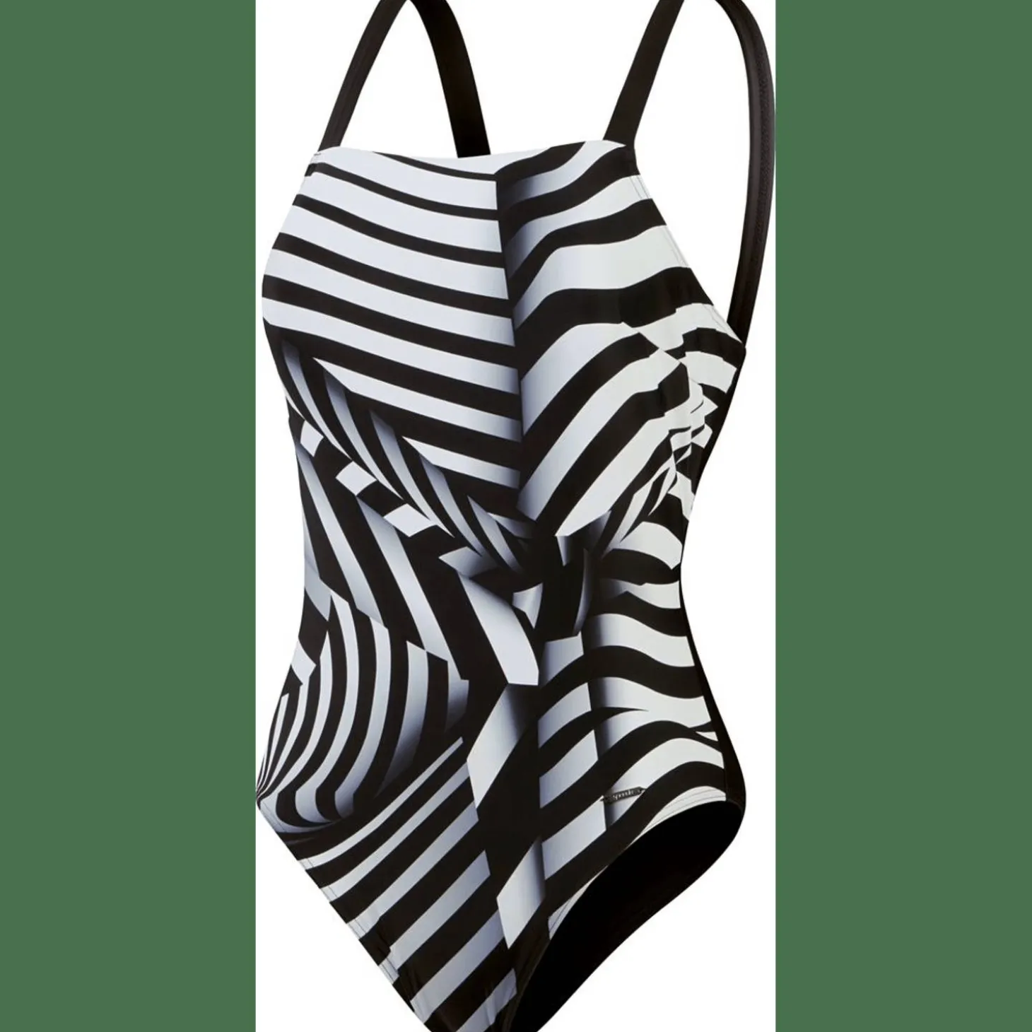 Shaping Square Neck Printed Damen Schwimmanzug