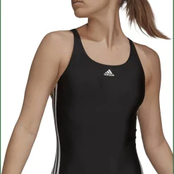 SH3.RO Classic 3-Streifen Badeanzug Damen Badeanzug
