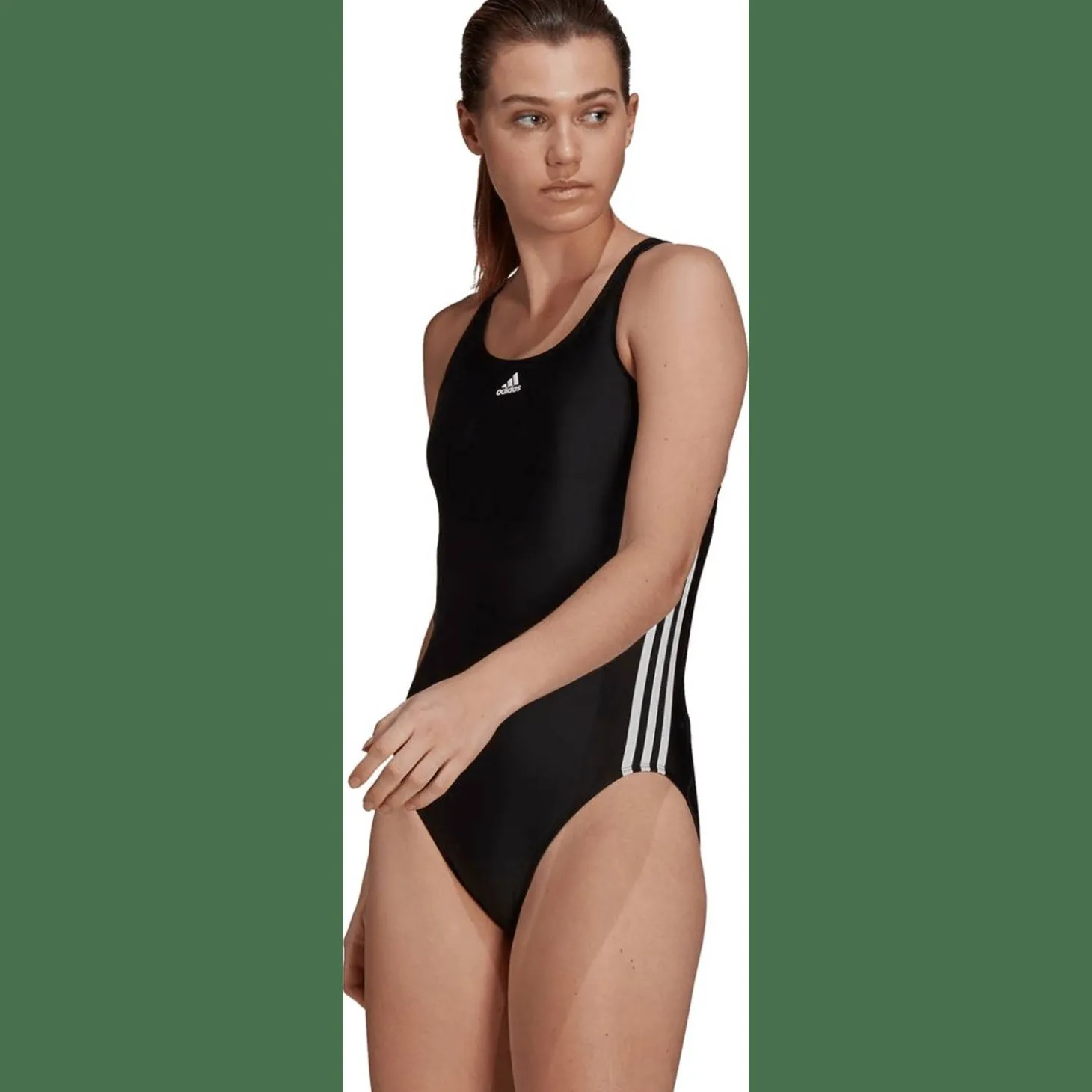 SH3.RO Classic 3-Streifen Badeanzug Damen Badeanzug