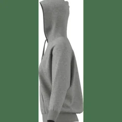 Signature Graphic Embroidery French Terry Loose Damen Kapuzensweater