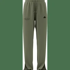 Signature Graphic Embroidery French Terry Straight LEG Pant Damen Hose