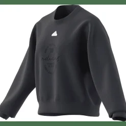 Signature Graphic Print Fleece Loose Damen Sweatshirt