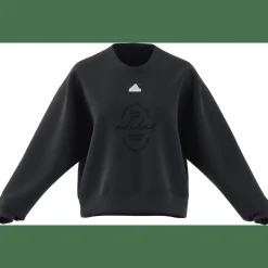 Signature Graphic Print Fleece Loose Damen Sweatshirt