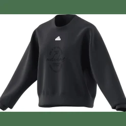 Signature Graphic Print Fleece Loose Damen Sweatshirt
