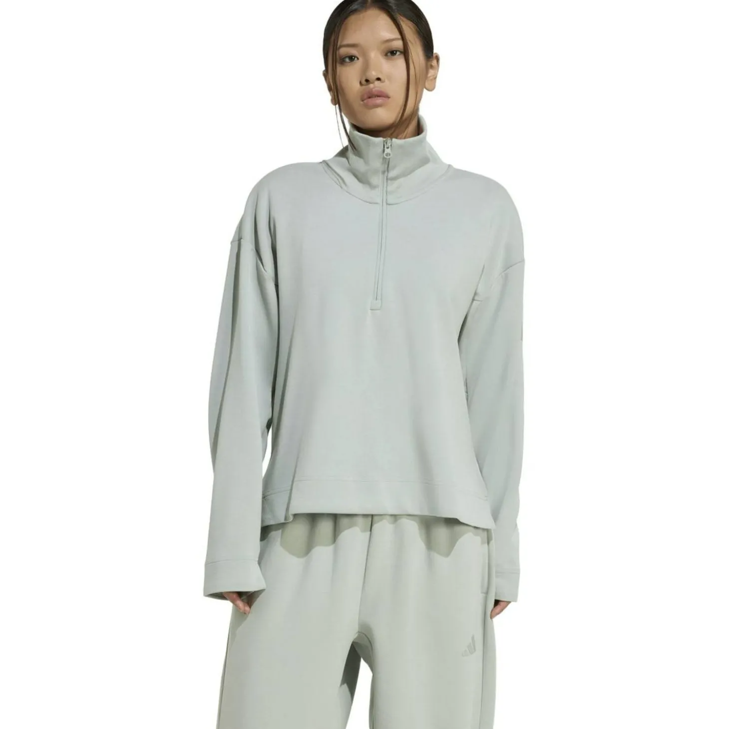 Soft Lux Quarter-Zip Damen Sweatshirt