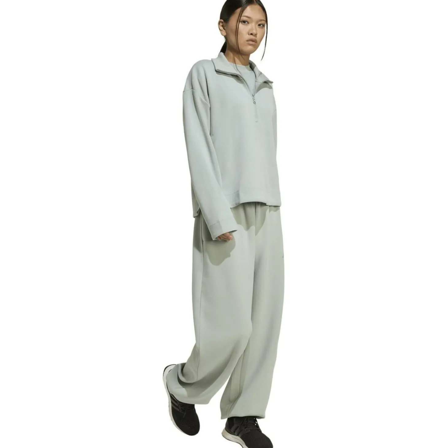 Soft Lux Quarter-Zip Damen Sweatshirt
