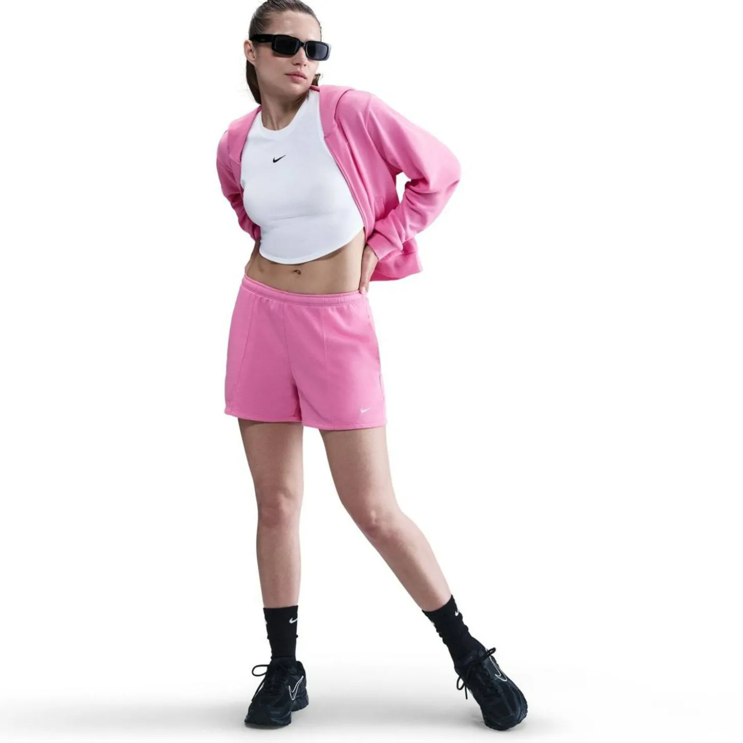Sportswear Chill Terry Mid-Rise 4" French Terry Damen Shorts