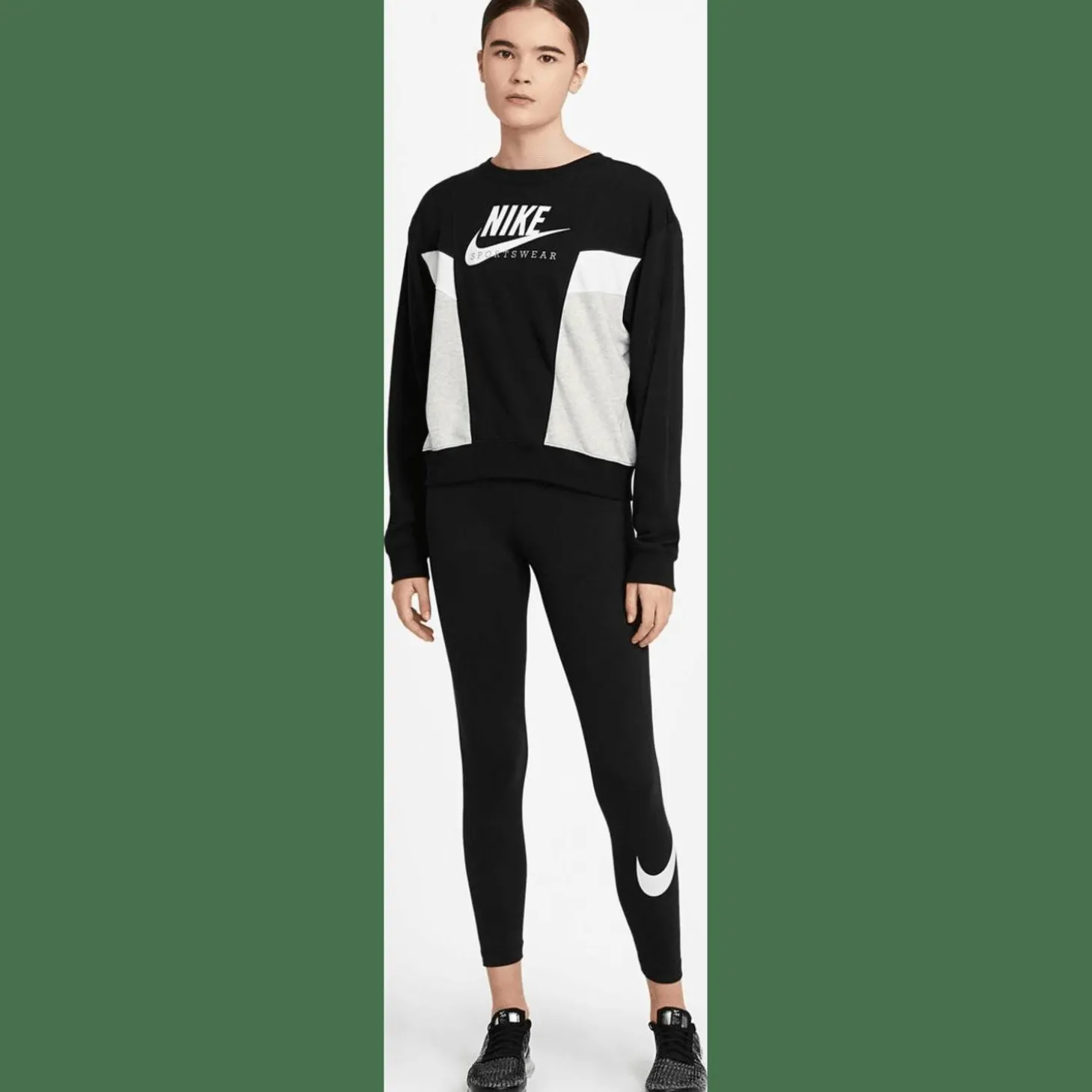 Sportswear Essential Mid-Rise Swoosh Damen Tights
