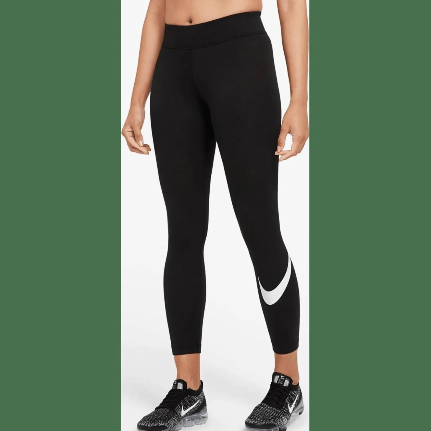 Sportswear Essential Mid-Rise Swoosh Damen Tights