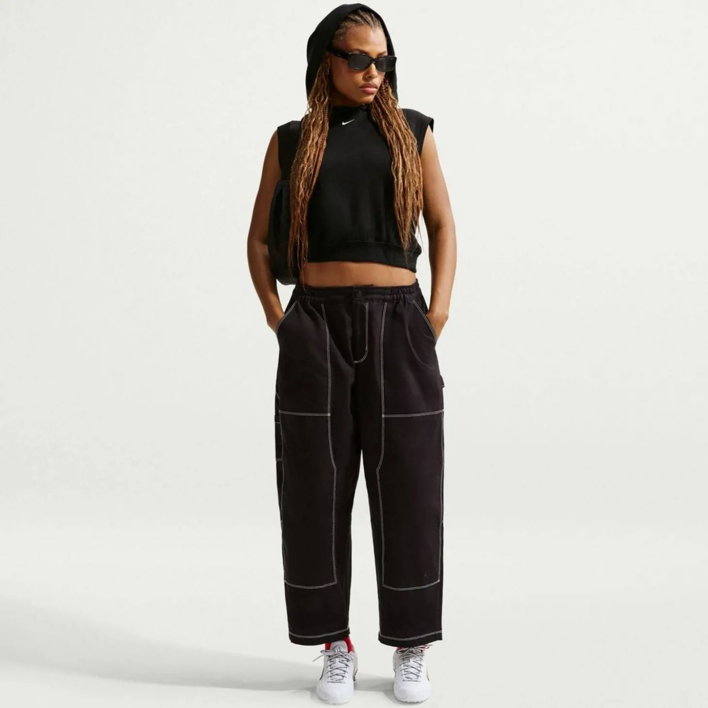 Sportswear Loose Low-Rise Carpenter Damen Jogginghose