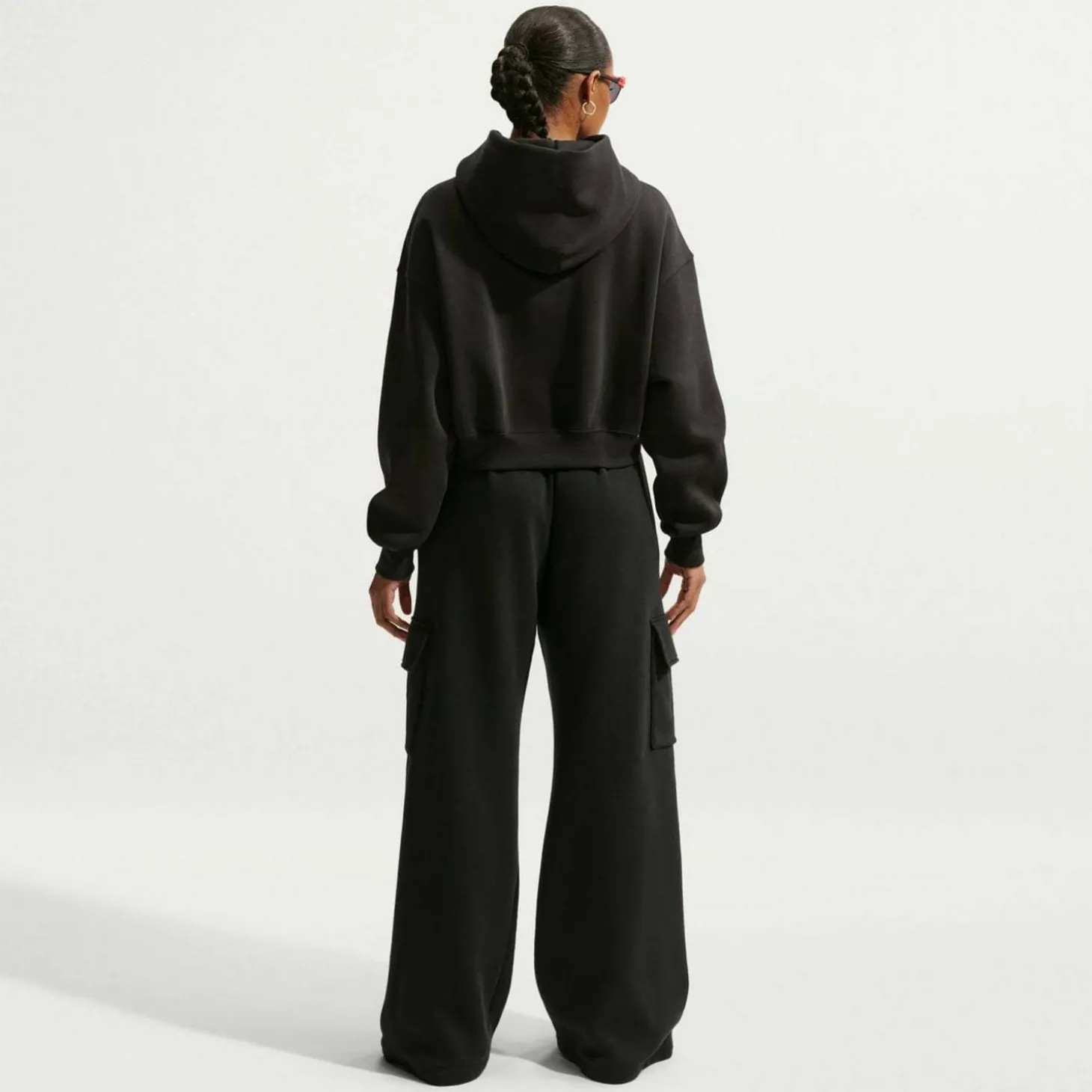 Sportswear Phoenix Oversized Cropped Henley Damen T-Shirt