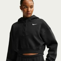 Sportswear Phoenix Oversized Cropped Henley Damen T-Shirt