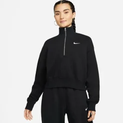 Sportswear Phoenix 1/4-Zip Cropped Damen Sweatshirt