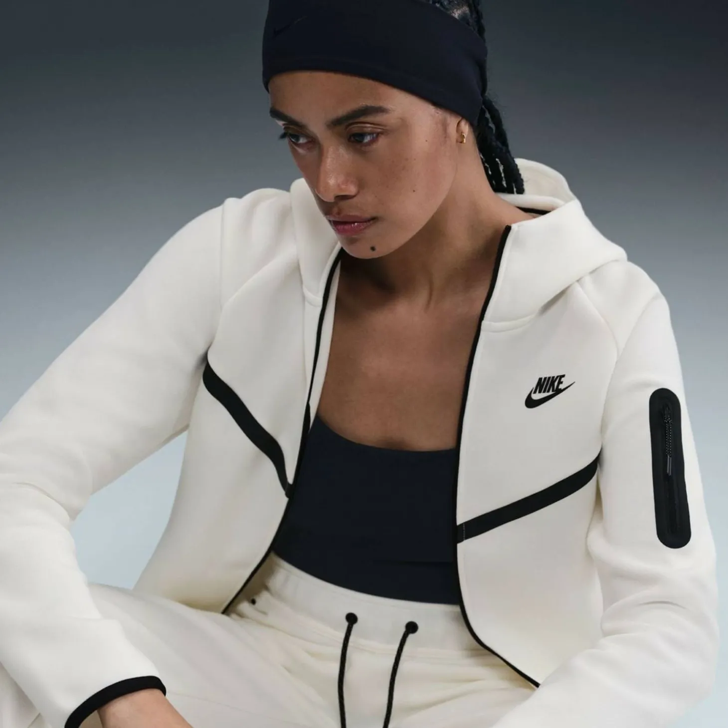 Sportswear Tech Windrunner Full-Zip Damen Sweatshirt