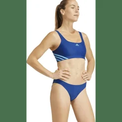 3-Streifen Bikini Damen Bikini
