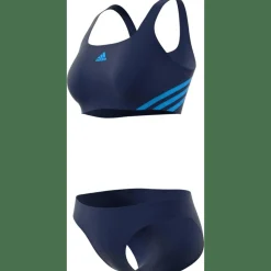 3-Streifen Bikini Damen Bikini