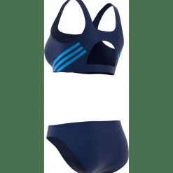 3-Streifen Bikini Damen Bikini