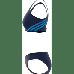 3-Streifen Bikini Damen Bikini