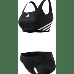 3-Streifen Bikini Damen Bikini