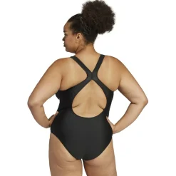 3-Streifen C-Back – Große Größen Damen Badeanzug