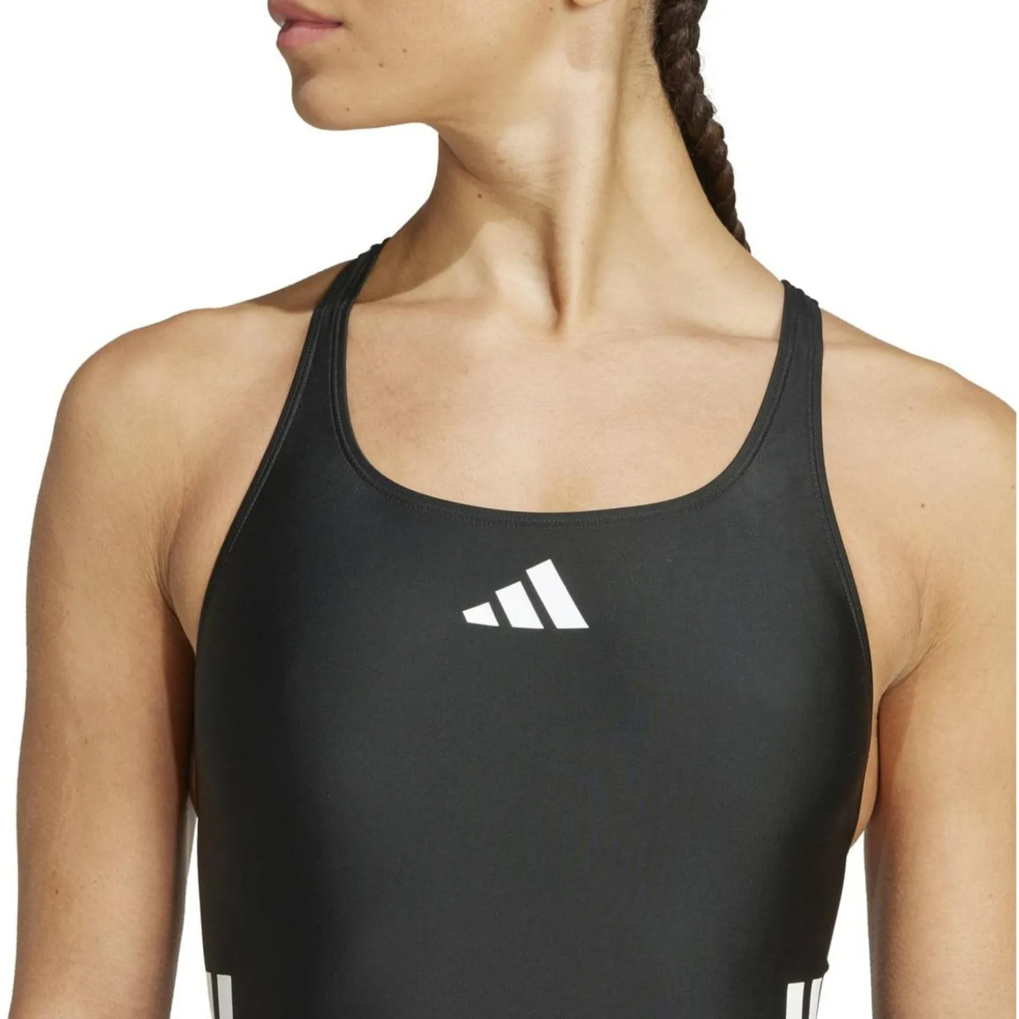 3-Streifen C-Back Damen Badeanzug