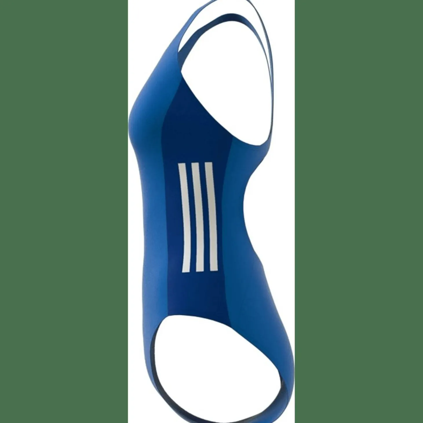 3-Streifen Colorblock Badeanzug Damen Badeanzug