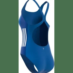 3-Streifen Colorblock Badeanzug Damen Badeanzug