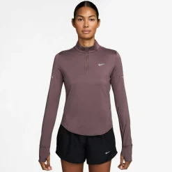 Swift Dri-Fit UV 1/4-Zip Damen T-Shirt